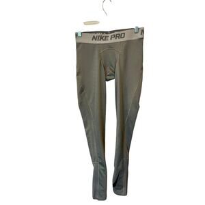 Nike Pro Compression black long sleeve v-neck shirt women's size small